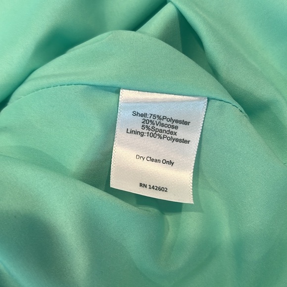 NWT Sail to Sable fit & flare bow back Tiffany mint green cocktail dress size 4 - Picture 6 of 7